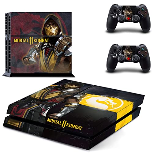 עבור דיסק PS5 - משחק נינג'ה Mortal Best War Kombat X PS4 או PS5 מדבקת עור עבור פלייסטיישן 4 או 5 קונסולה ובקרים מדבקות ויניל DUC -1676