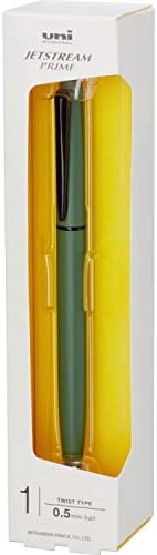 יוני Jetstream Prime Ballpoint עט, 0.5 ממ, גוף זית כהה