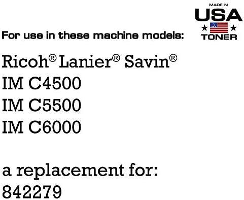 תוצרת ארצות הברית תחליף תואם טונר לריקו אים סי 4500, אים סי 5500, אים סי 6000, 842279