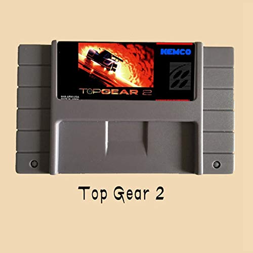 Romgame Top Gear 2 16 BIT BIG GALY CARET עבור נגן המשחק של ארהב NTSC
