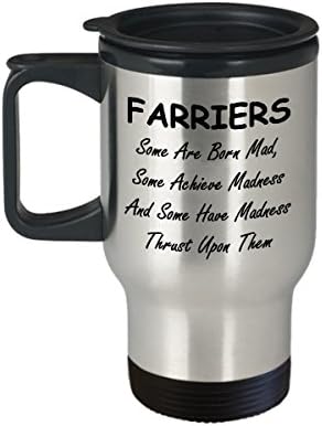 פארריירס ספל נסיעות קפה הטוב ביותר כוס תה ייחודית מצחיקה רעיון מושלם לגברים נשים פאר, חלקם נולדים מטורפים
