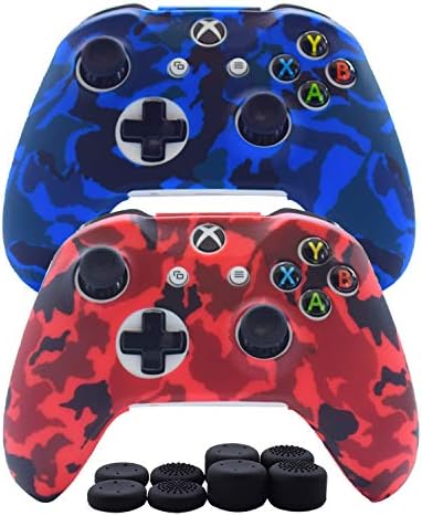 Cover Controller Controller Controler Hikfly Silicone Cover Cover Cover Gole עבור Xbox One One/Xbox One S/Xbox One X משחקי וידאו בקר