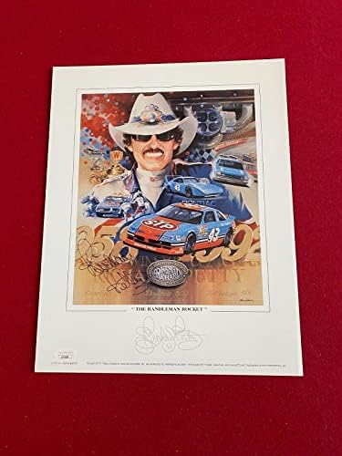 1993, ריצ'רד פטי, חתימה 11x14 הדפס מוגבל - תמונות NASCAR עם חתימה