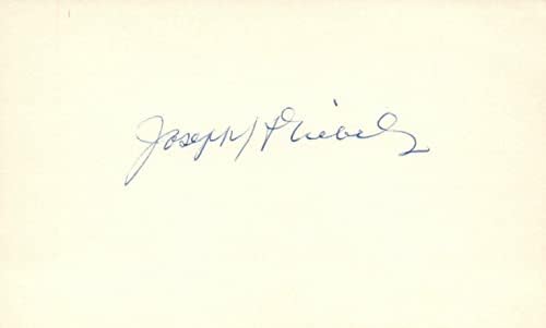 ג'ו ג'יבל 1913 פילדלפיה חתמה על כרטיס אינדקס 3x5 עם JSA COA - חתימות חתוכות NFL