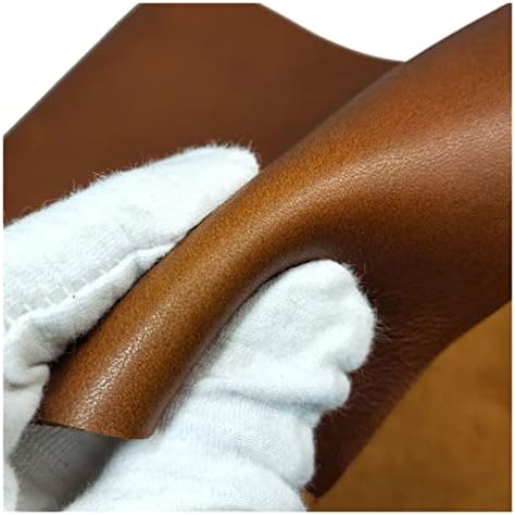 MMLLZEL גיליון עור שזוף מלא של תבואה מלאה 2.0 ממ חומר שכבה ראשונה עבה עבור מלאכת עור בעבודת יד DIY