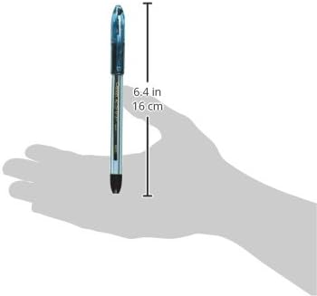 Pentel Razzle Dazzel ™ R.S.V.P.® עט כדורי, נקודה בינונית, חבית כחולה, דיו שחור קטגוריה: עטים למקל נקודת כדורים