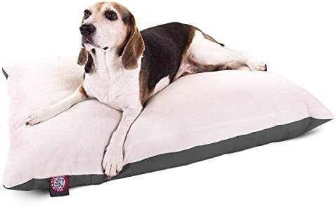 30x40 מלבן בורדו מיטת כלבים לחיות מחמד עם כיסוי רחיץ נשלף על ידי מוצרי חיית מחמד מלכותיים קטנים עד בינוניים