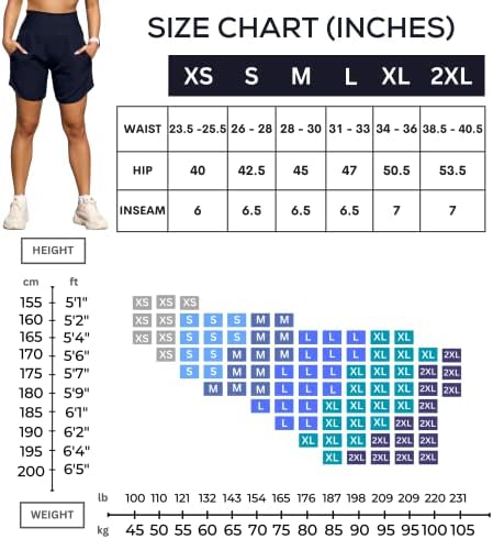 Yaghzu Womens המותניים הגבוהים מכנסיים אתלטים קצרים ארוכים ארוכים מכנסיים קצרים ריצה יבשים מהיר לנשים עם כיסי רוכסן ותוחם רשת