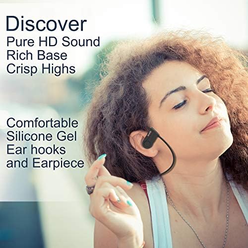 Avazi Bluetooth 5.1 אוזניות אלחוטיות, אוזניות ספורט IPX7 אטומות למים, אוזניות עשירות יותר בסריאו בסריאו, מצב משחק, 12 שעות, פועל אוזניות
