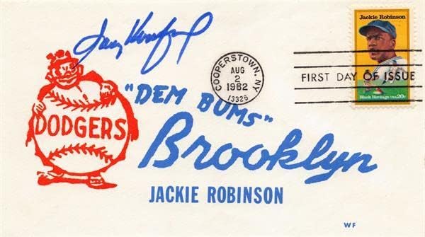 מעטפה חתומה של סנדי קופקס ג ' קי רובינסון חותמת יום ראשון 3. חתימות חתוכות 5 על 5
